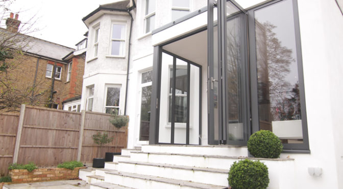 Solarlux SL60e Bifold Aluminium Doors, Sutton, Surrey